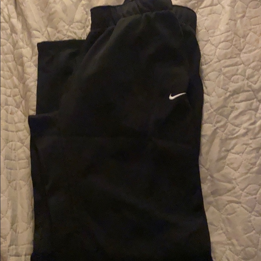 Black dri fit nike sweats